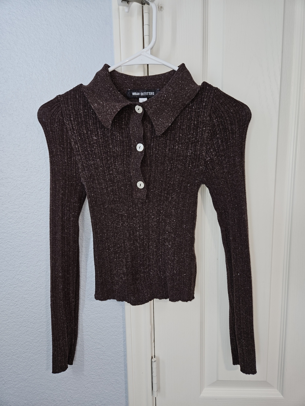 Urban Outfitters Dark Brown Henley Top